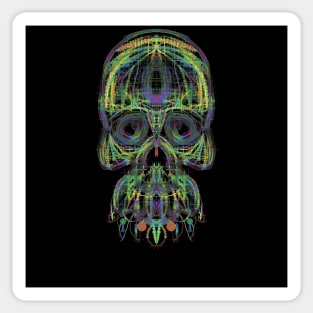 Electroluminated Skull - Channel Swap Sticker